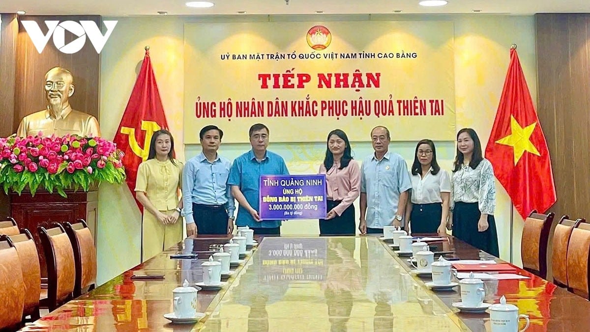 Tỉnh Quảng Ninh mong muốn sẽ góp phần giúp nhân dân các tỉnh nhanh chóng vượt qua khó khăn, khắc phục hậu quả thiên tai và sớm ổn định cuộc sống.