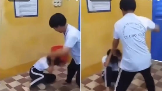 An Giang: Nữ sinh lớp 8 bị 2 nam sinh đánh và đạp vào đầu- Ảnh 1.
