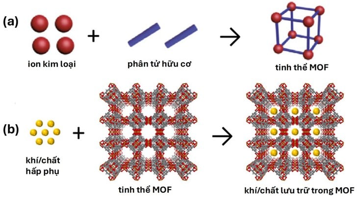 Nobel Hóa học 2025: Từ 'đồ chơi xếp hình' đến vật liệu thế kỷ - Ảnh 2. Nobel Hóa học 2025: Từ 'đồ chơi xếp hình' đến vật liệu thế kỷ - Ảnh 4.
