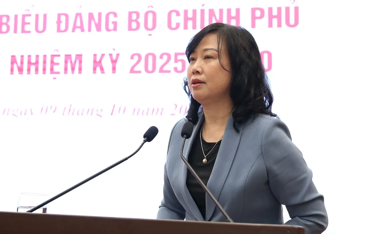 Minister of Health Dao Hong Lan. Photo: VGP Bộ trưởng Bộ Y tế Đào Hồng Lan. Ảnh: VGP