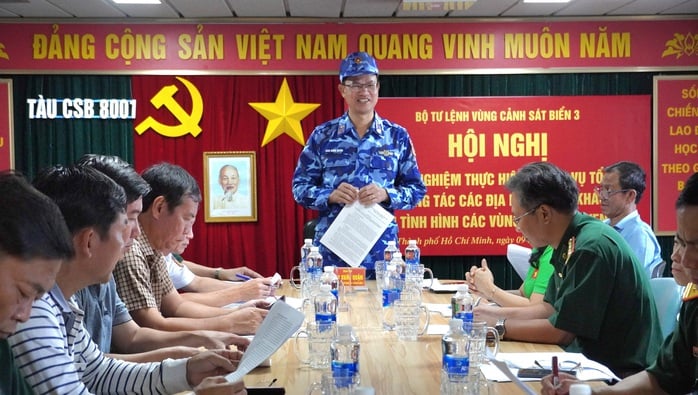 Cảnh sát biển 3 hoàn thành đưa 3 địa phương đi khảo sát vùng biển, đảo ven bờ - Ảnh 1.