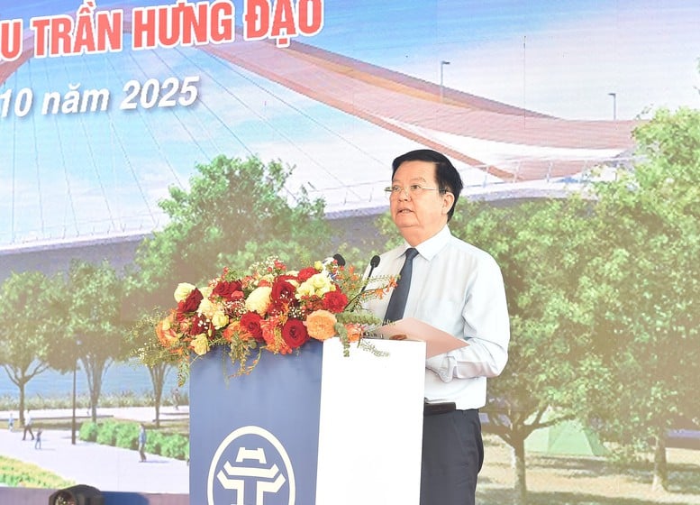Hà Nội khởi công Dự án đầu tư xây dựng cầu Trần Hưng Đạo- Ảnh 1.