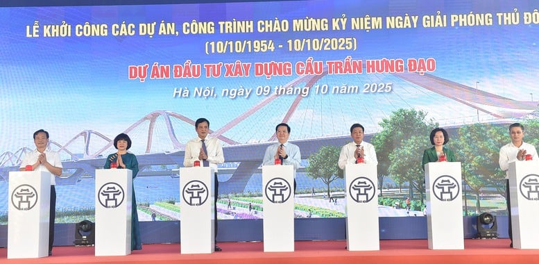 Hà Nội khởi công Dự án đầu tư xây dựng cầu Trần Hưng Đạo- Ảnh 3.