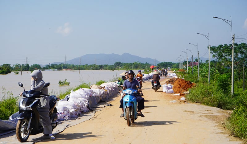 Thai Nguyen: Op veel plaatsen bestaat nog steeds overstromingsgevaar -0