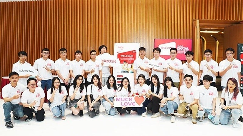 Viettel Group organizes many activities to develop technology human resources.