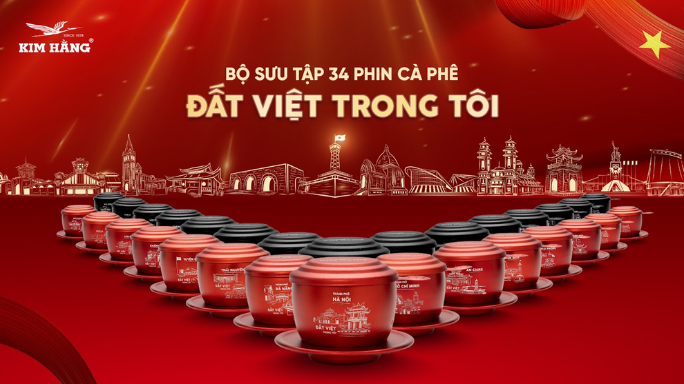 Thương hiệu Kim Hằng ra mắt bộ sưu tập phin cà phê 34 tỉnh thành - 1