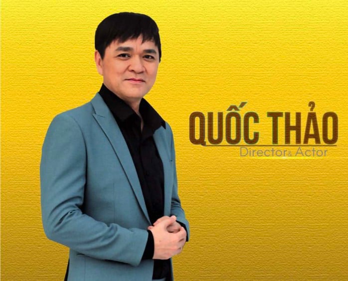 Đạo diễn Quốc Thảo dàn dựng chương trình 
