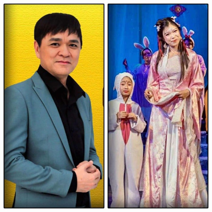 Đạo diễn Quốc Thảo dàn dựng chương trình 