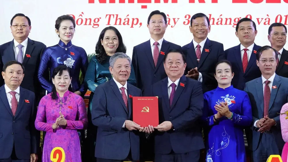 Ông Ngô Chí Cường làm Bí thư Tỉnh ủy Đồng Tháp - Ảnh 1.