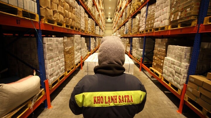 Kho Bình Đường từ năm 2024 đã trở thành điểm nhấn trong chuỗi logistics của SATRA. (Ảnh: SATRA)