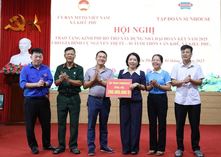 Kiều Phú: Khởi công nhà Đại đoàn kết từ sự chung tay của doanh nghiệp và cộng đồng- Ảnh 1.