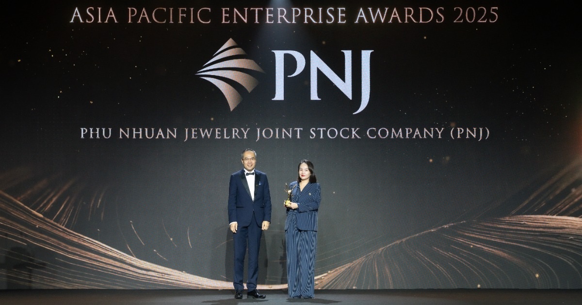 PNJ nhận 2 giải thưởng tại Asia Pacific Enterprise Awards 2025