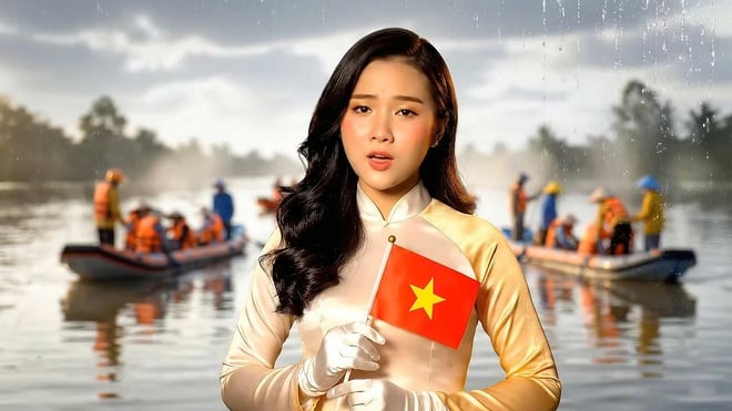 Nhạc sĩ Thái Nguyên ra mắt MV bằng AI, gửi thông điệp về hi vọng sau mưa lũ - Ảnh 3.