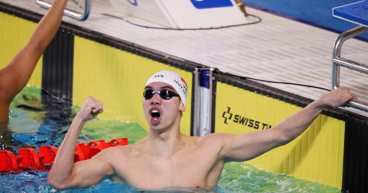 Dàn tuyển thủ rực sáng ở giải bơi vô địch quốc gia, Huy Hoàng giành 5 HCV