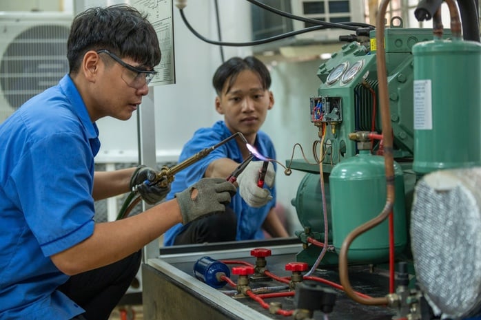 Sớm dứt điểm chồng chéo trong đào tạo nghề - Ảnh 1.