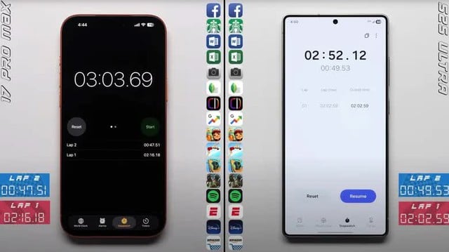 Galaxy S25 Ultra nhanh hơn iPhone 17 Pro Max dù dùng chip yếu hơn - Ảnh 1.