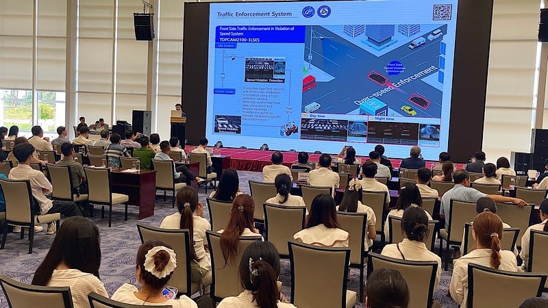 منظر لجلسة ربط العرض والطلب في إطار Techfest Hai Phong 2025.