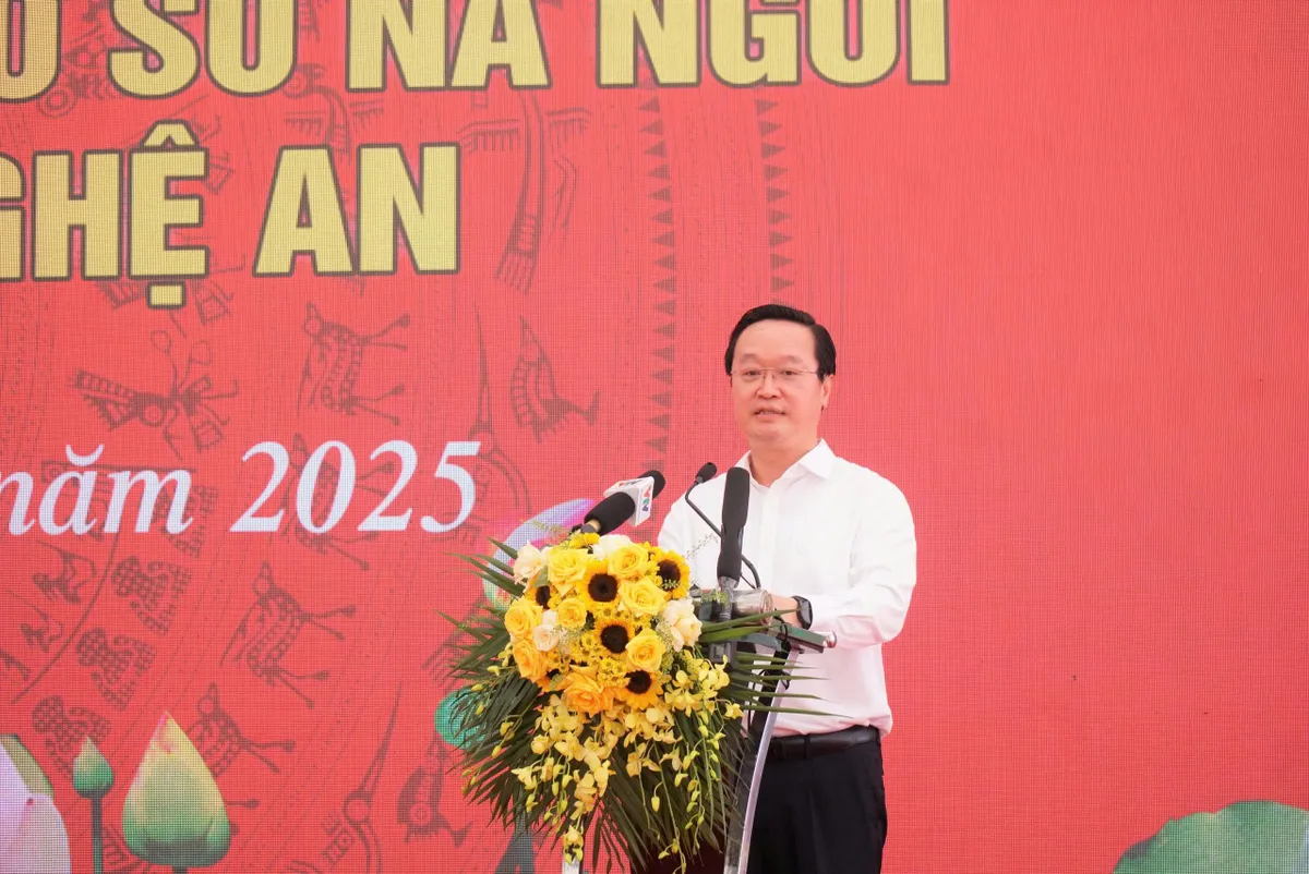 Tổng Bí thư Tô Lâm dự lễ khởi công trường nội trú liên cấp Na Ngoi, tỉnh Nghệ An - Ảnh 3.