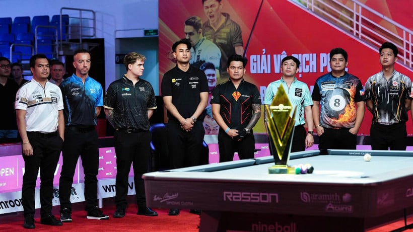 De beste spelers ter wereld strijden tijdens het Hanoi Open Pool Championship 2025.