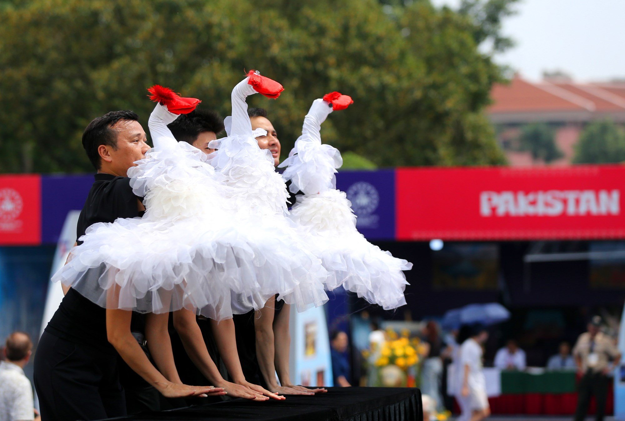 Người dân, du khách hòa mình vào không khí của Lễ hội Văn hóa thế giới tại Hà Nội lần thứ nhất - ảnh 7