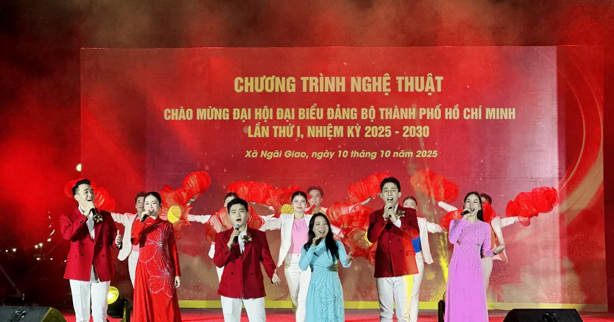 Nhiều chương trình nghệ thuật chào mừng Đại hội Đại biểu Đảng bộ TPHCM lần 1, nhiệm kỳ 2025-2030