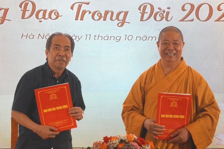 Sáng tác nghệ thuật hướng tới ngân hàng di sản nghệ thuật Phật giáo đương đại - Ảnh 1.