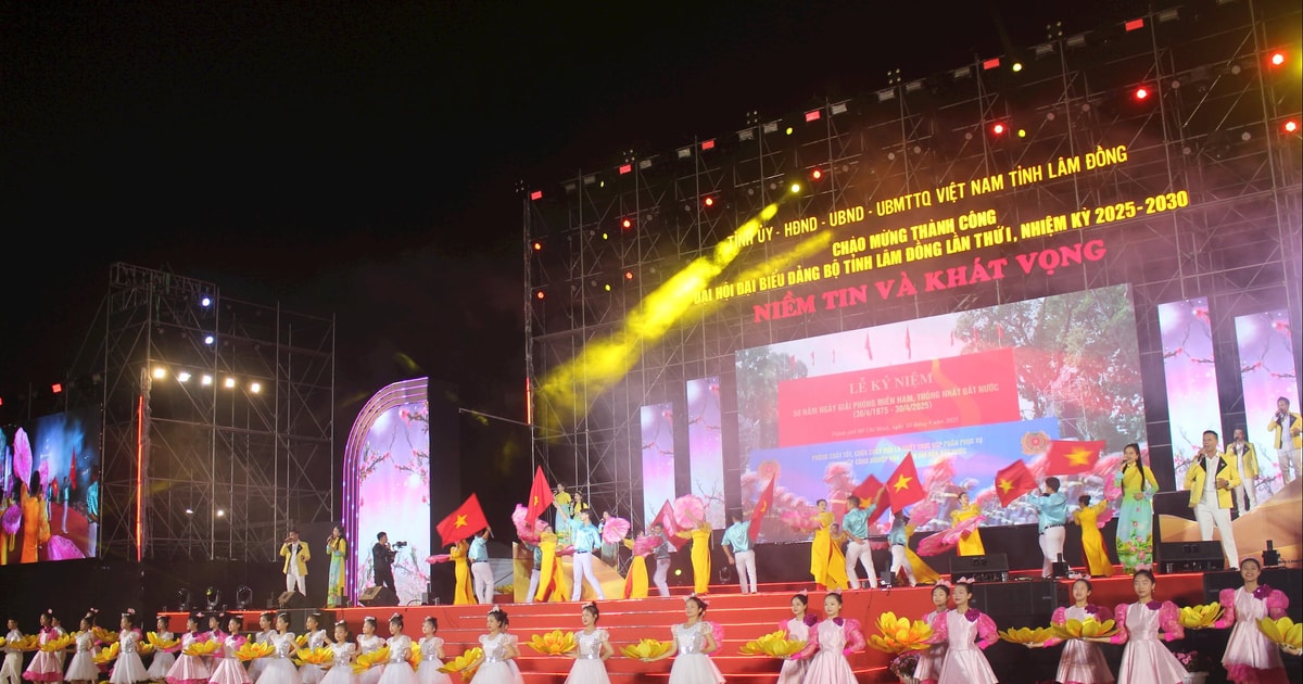 Chương trình nghệ thuật chào mừng thành công Đại hội Đảng bộ tỉnh Lâm Đồng