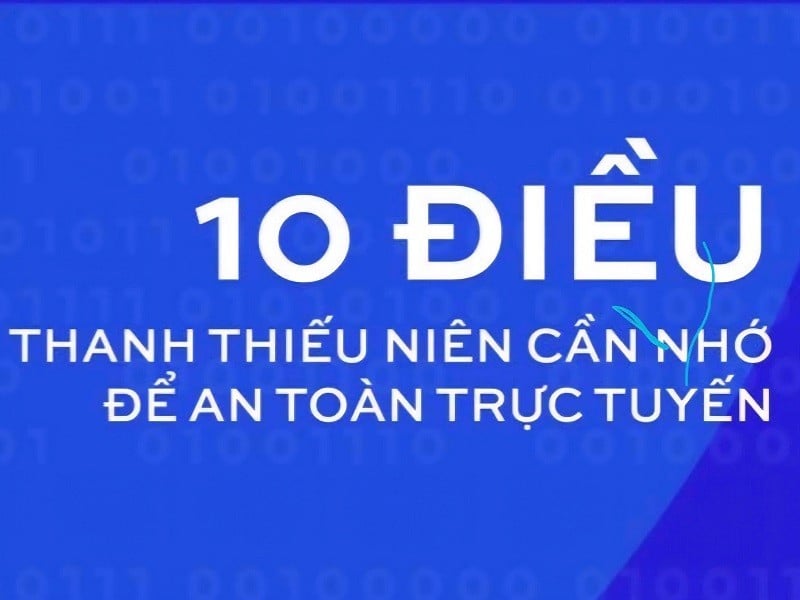 「Not Alone」キャンペーンでは、「インターネット上で安全を保つために10代の若者が覚えておくべき10のこと」を推奨している。