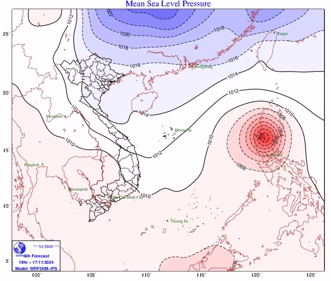Không khí lạnh được dự báo hoạt động sớm và mạnh hơn so với năm 2024.
