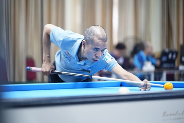 Billiards: Trận đấu gặp sự cố bất ngờ, Trần Quyết Chiến dừng chân ở World Cup Antwerp- Ảnh 1.