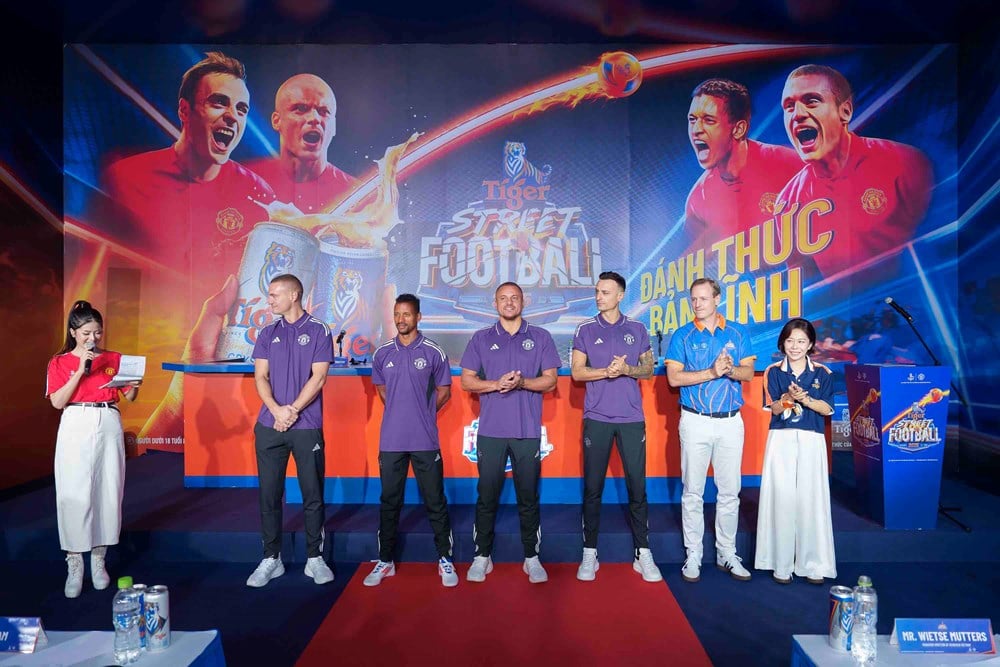 វីរបុរស Manchester United បួននាក់គាំទ្រ Tiger Street Football 2025 វគ្គផ្តាច់ព្រ័ត្រថ្នាក់ជាតិ - រូបថត 1