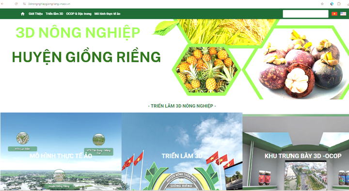 Giồng Riềng công bố ứng dụng thực tế ảo 3D vào nông nghiệp - Ảnh 1.