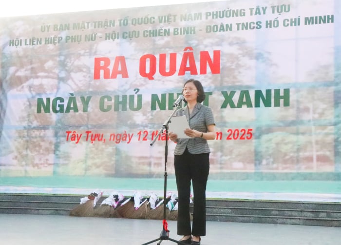 Phường Tây Tựu ra quân 