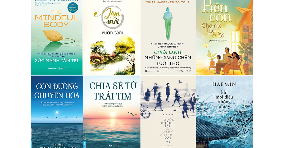 Bùng nổ dòng sách chữa lành