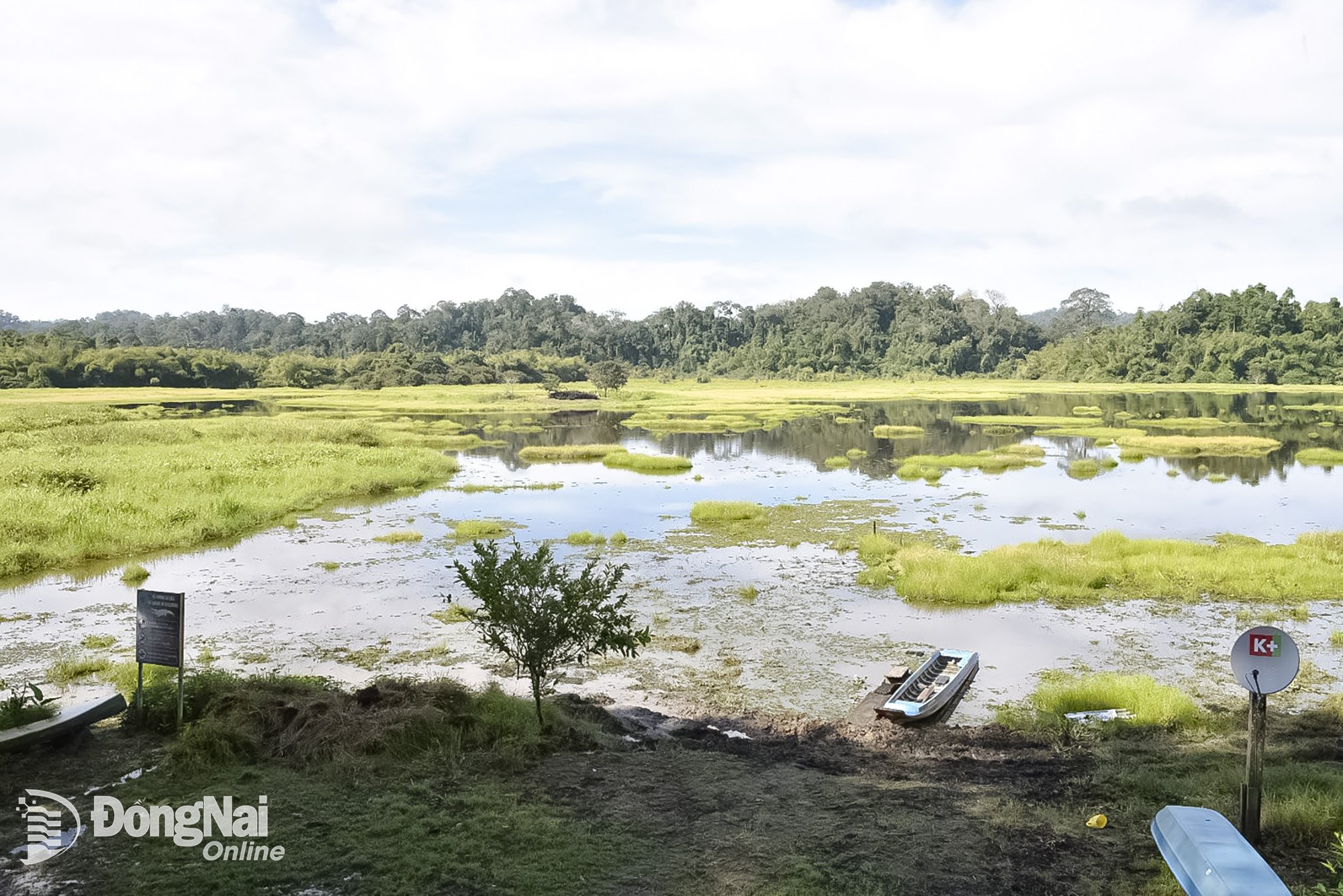 Khu Bàu Sấu của Vườn quốc gia Cát Tiên được Ban thư ký Công ước Ramsar công nhận là khu đất ngập nước của thế giới. Ảnh tư liệu
