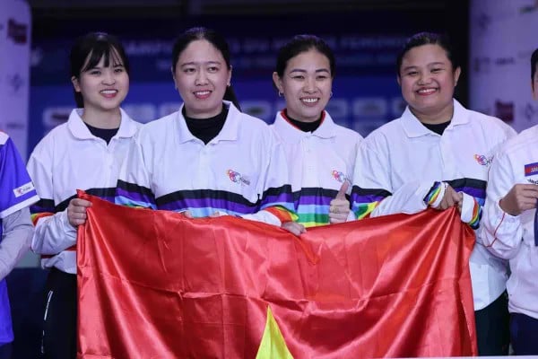Việt Nam bảo vệ thành công ngôi vô địch thế giới bi sắt nữ  - Ảnh 1.