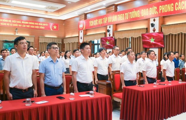 Quốc Oai: Lan tỏa tinh thần nhân ái từ lễ phát động ủng hộ đồng bào vùng bão- Ảnh 1.