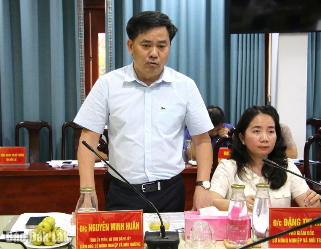 Director of the Department of Agriculture and Environment Nguyen Minh Huan clarified some related contents.