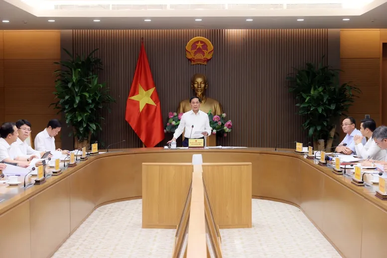 Phó Thủ tướng Bùi Thanh Sơn chủ trì họp rà soát công tác chuẩn bị cho Lễ mở ký Công ước Hà Nội - Ảnh 1.