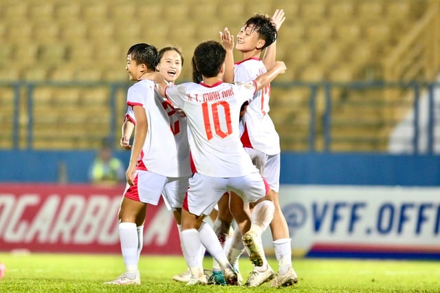 U.17 nữ Việt Nam ra quân tưng bừng ở vòng loại châu Á: Thắng rất đậm đảo Guam- Ảnh 1.