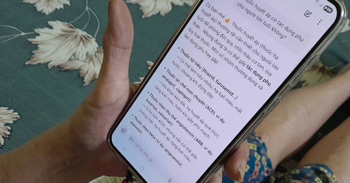 Cảnh báo rủi ro sức khỏe khi tự ý bỏ thuốc vì… tin AI!