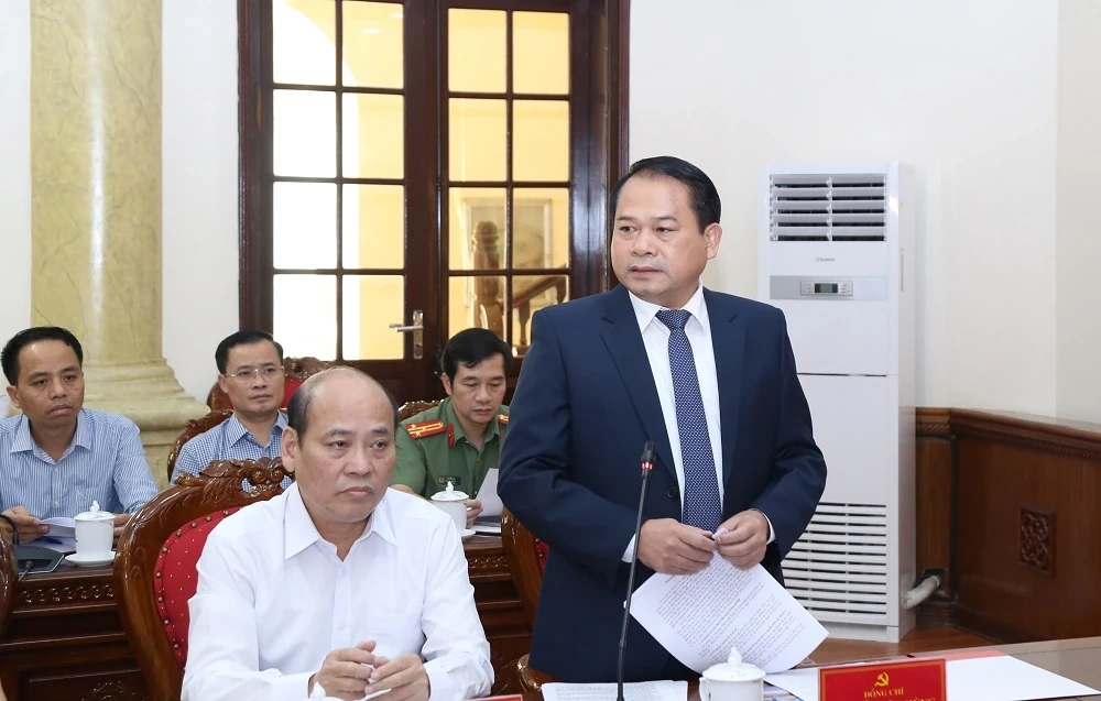 20. Thanh Hoa İl Partisi Kongresi (2025-2030 dönemi) basın toplantısı