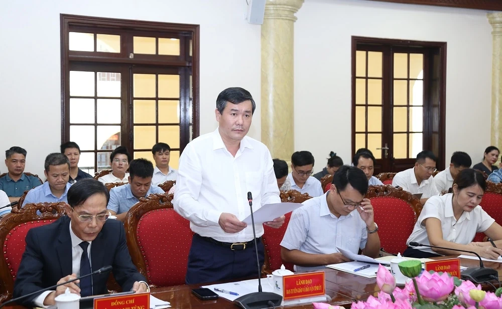 20. Thanh Hoa İl Partisi Kongresi (2025-2030 dönemi) basın toplantısı