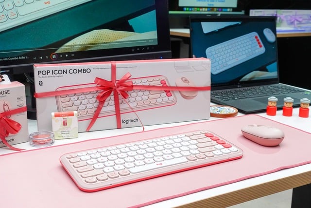 Logitech meluncurkan keyboard POP ICON KEYS di Vietnam - Foto 1. Logitech ra mắt bàn phím POP ICON KEYS tại Việt Nam- Ảnh 1.