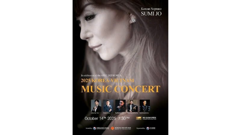 Cartaz do Concerto Vietnã-Coreia 2025 (Foto: Fornecida pelo Centro Cultural Coreano no Vietnã)