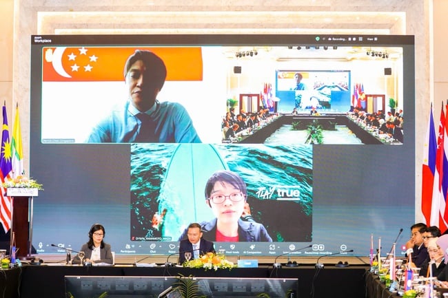 Avslutning av SOMS 16-konferensen: Att sprida andan av ärlig och hållbar idrottsutveckling - Foto 2. Bế mạc Hội nghị SOMS 16: Lan tỏa tinh thần phát triển Thể thao trung thực và bền vững - Ảnh 2.