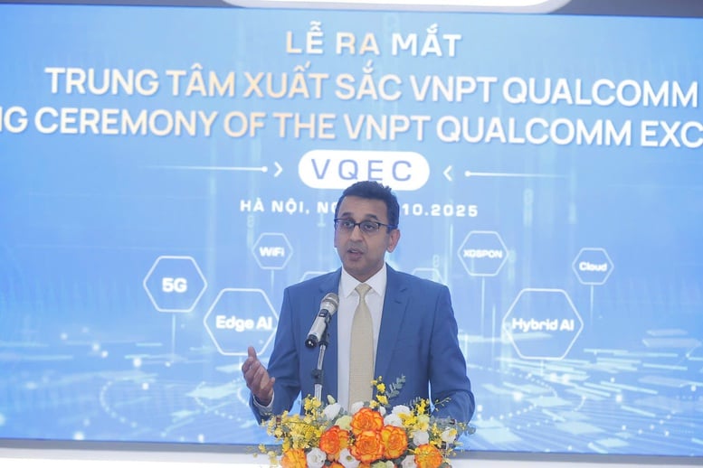 Officiell lansering av VNPT – Qualcomm Excellence Center (VQEC) – Foto 3. Chính thức ra mắt Trung tâm Xuất sắc VNPT – Qualcomm (VQEC)- Ảnh 3.