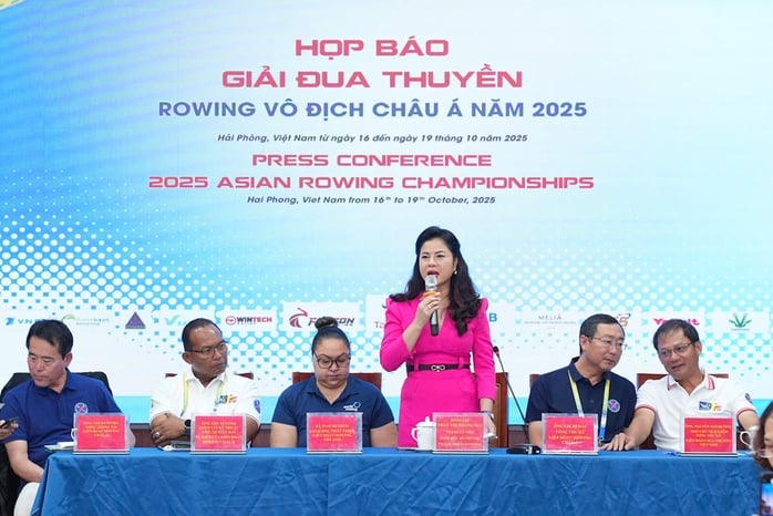 Hải Phòng đăng cai giải đua thuyền Rowing vô địch Châu Á năm 2025 - Ảnh 1.