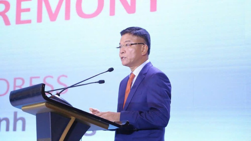 Ο Αντιπρόεδρος της Κυβέρνησης Le Thanh Long μιλάει στην εναρκτήρια συνεδρίαση.