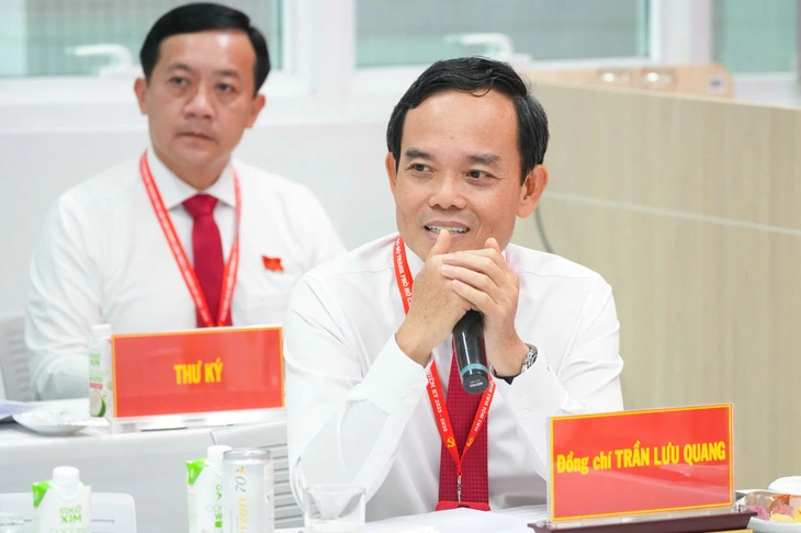 Secretary Tran Luu Quang: This term must cherish all conditions, strongly develop metro - Photo 1. Bí thư Trần Lưu Quang: Nhiệm kỳ này phải chắt chiu mọi điều kiện, phát triển mạnh mẽ metro- Ảnh 1.